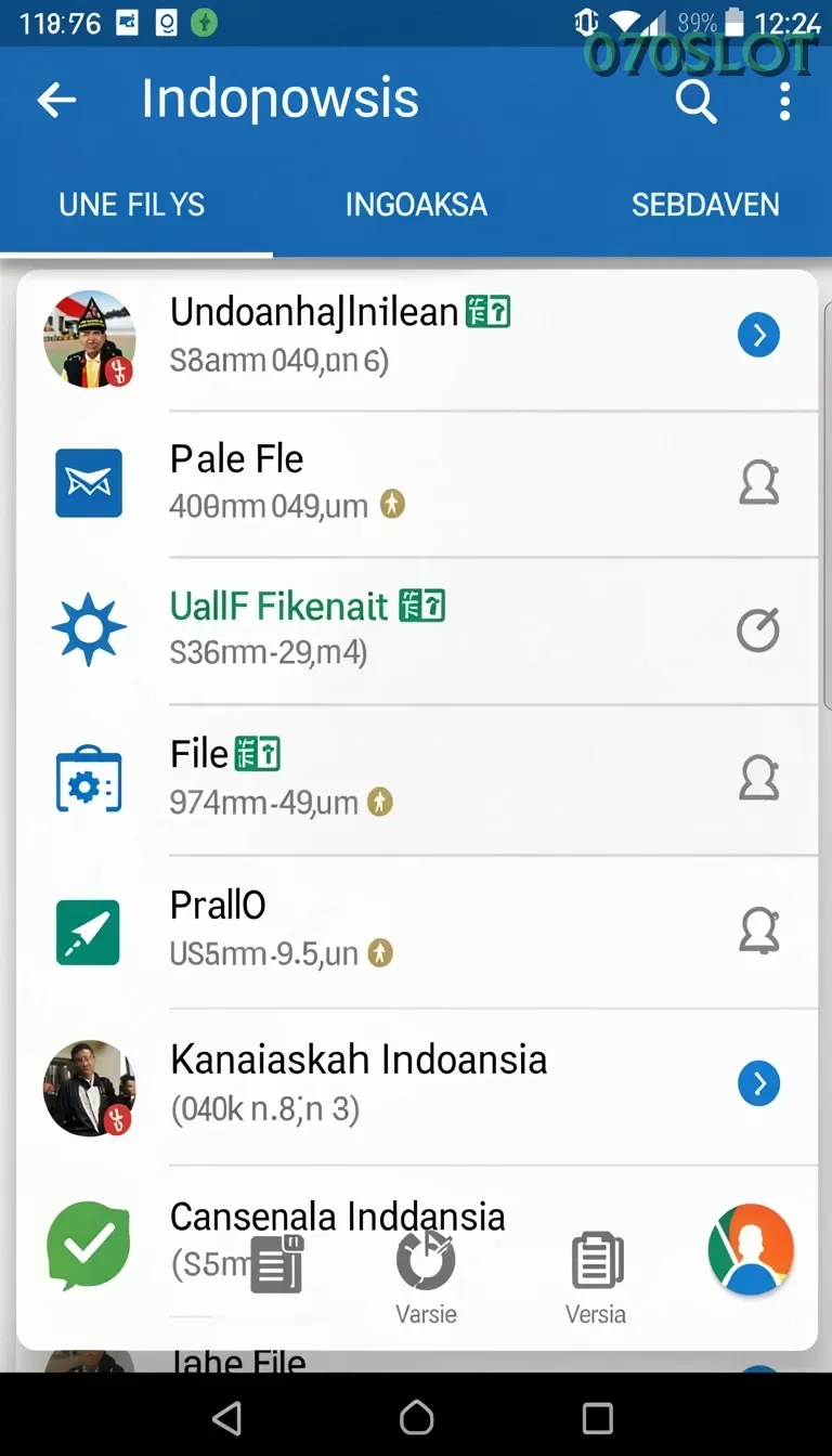 Cuplikan layar KETUA — halaman utama
